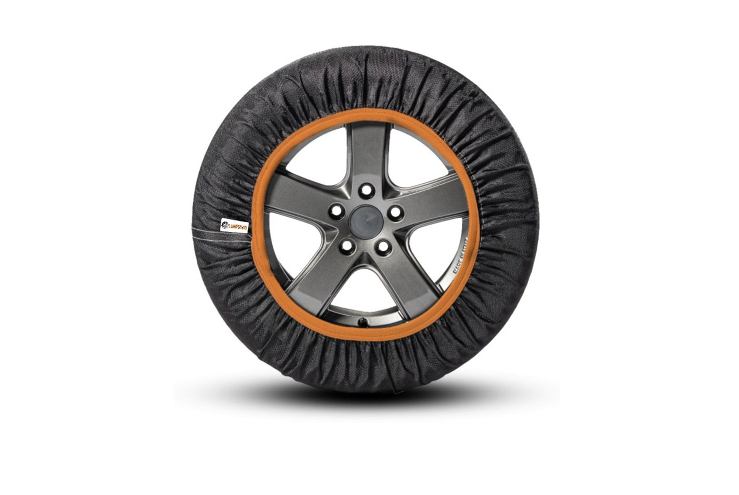 CALZA DA NEVE – NERO E ARANCIO