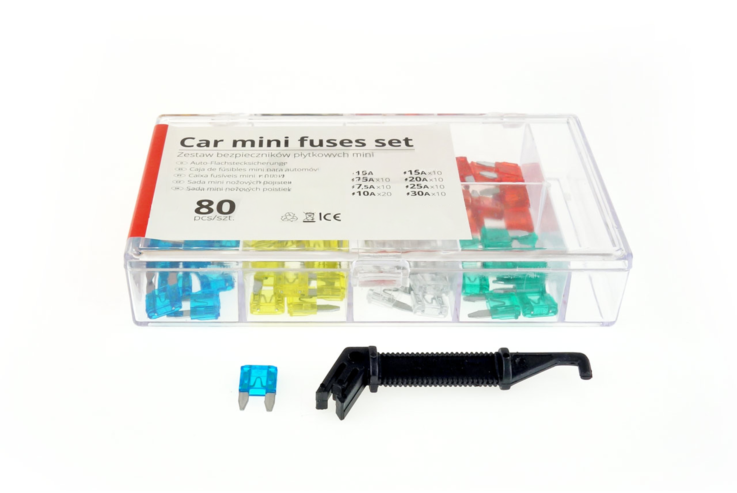 Fusibili a Lama Mini per Auto – Set Completo da 80 pezzi