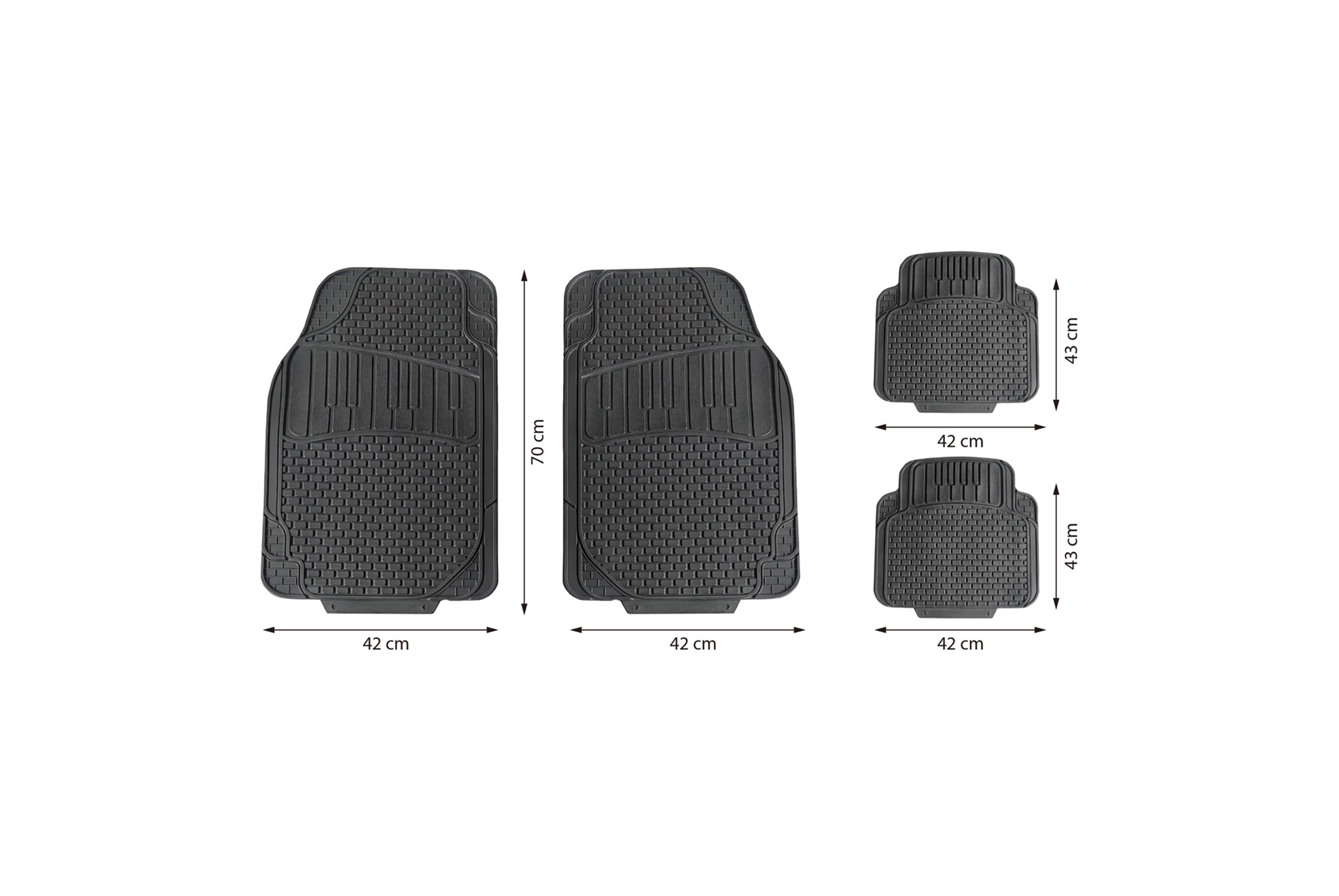 Tappetini universali per auto PVC CM-01 - immagine 2
