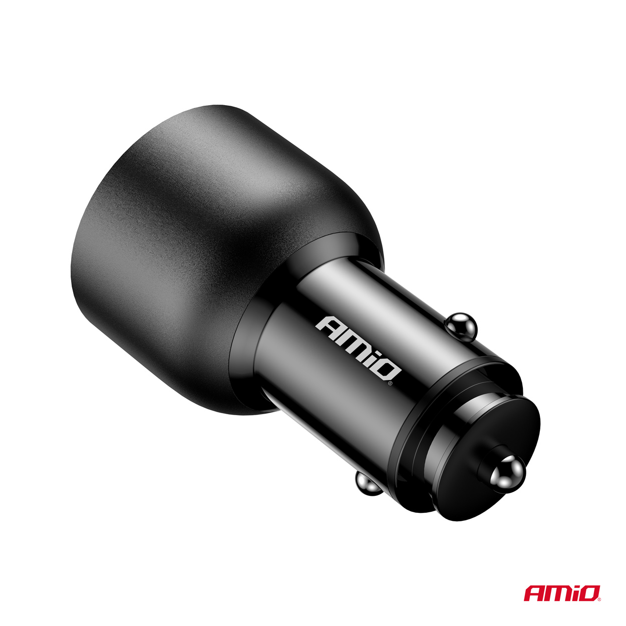 Caricabatterie da auto doppia porta USB-C + porta USB-A - immagine 4